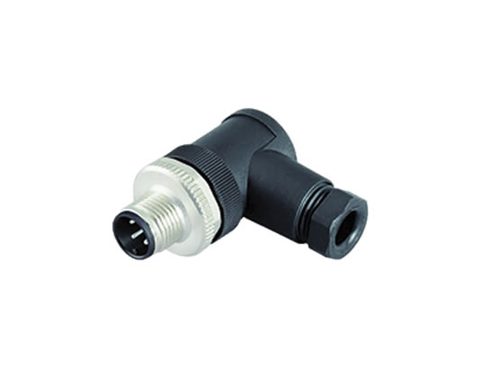 M12 4Pin 連接器、彎頭、公頭